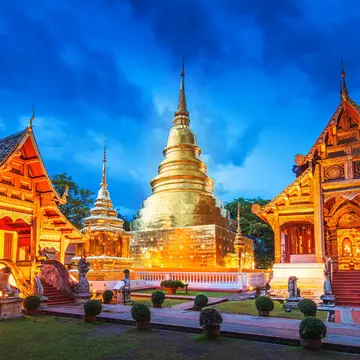 Wat Phra Singh in Chiang Mai, Thailand. Wat Phra Singh is located in the western part of the old city centre of Chiang Mai , Thailand, License Type: media, Download Time: 2025-05-28T10:04:14.000Z, User: lonelyplanetmedia, Editorial: false, purchase_order: 65050 - Digital Destinations and Articles, job: Global Publishing WIP, client: Global Publishing WIP, other: Peterson Haggarty // SS Comp Ingestion