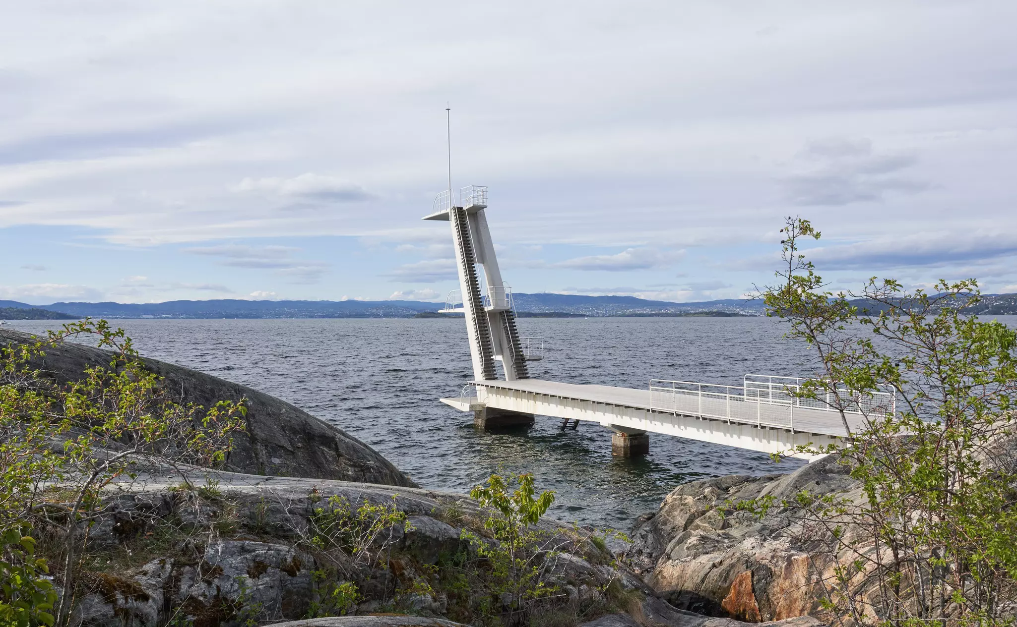Check out the cool diving board at Ingierstrand Beach © Getty Images/iStockphoto