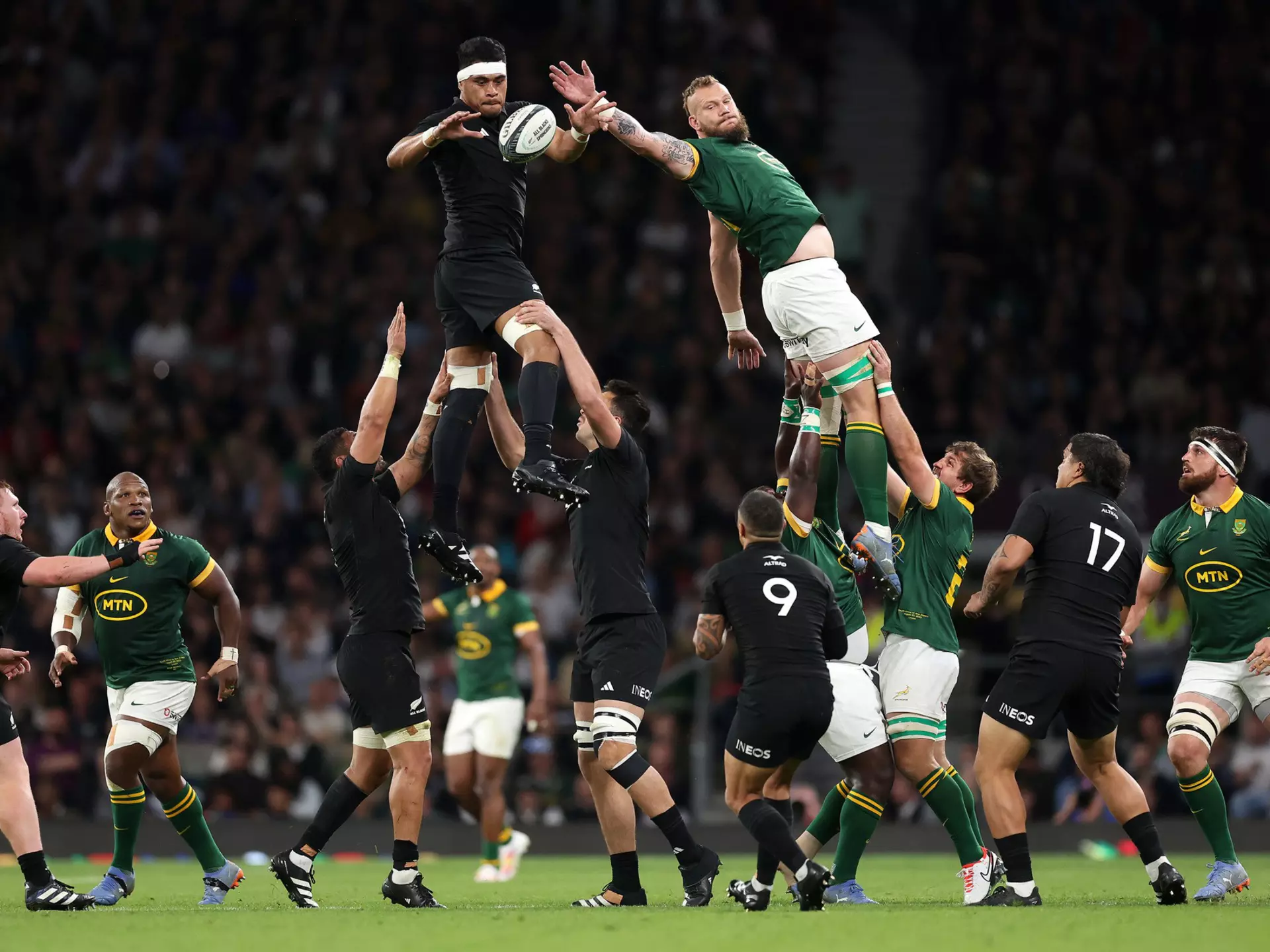Matches for the men’s 2023 Rugby World Cup will take place all over France with 600,000 fans arriving for the tournament © Julian Finney/Getty Images