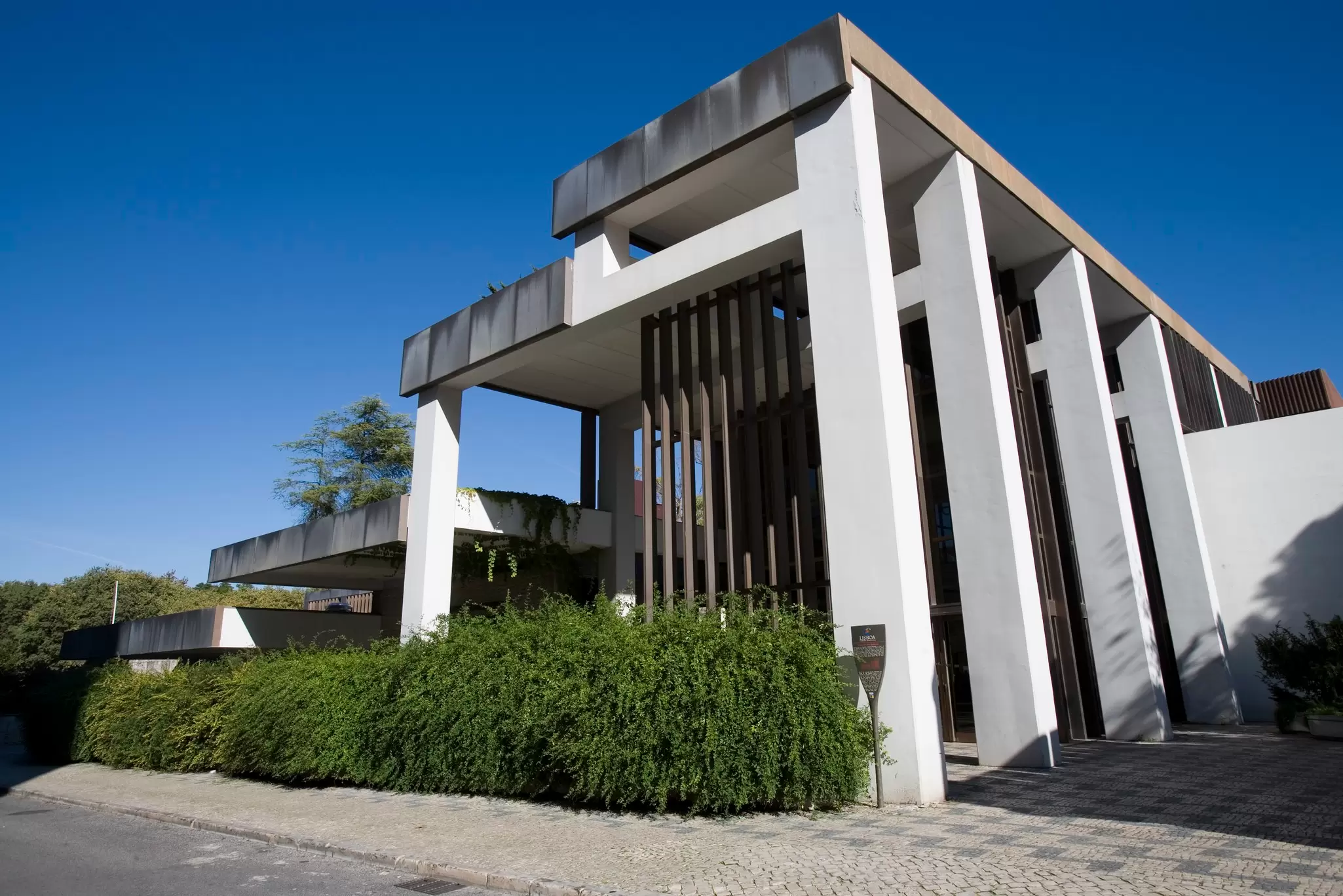 The Entrance to Centro de Arte Moderna (Center of Modern Art), Sao Sebastiao.