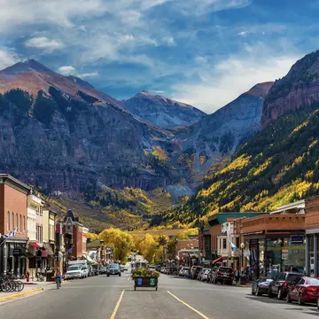 Wedged in a box canyon in southwest Colorado, Telluride is one of the most beautiful towns in the West. Deb Snelson/Getty Images