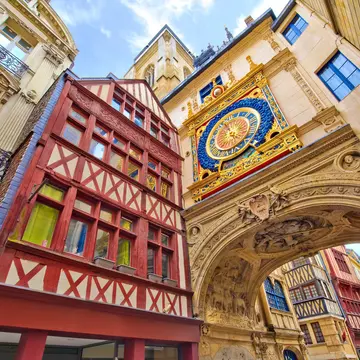The Great-clock of Rouen (Gros Horloge). Andre Quinou/Shutterstock