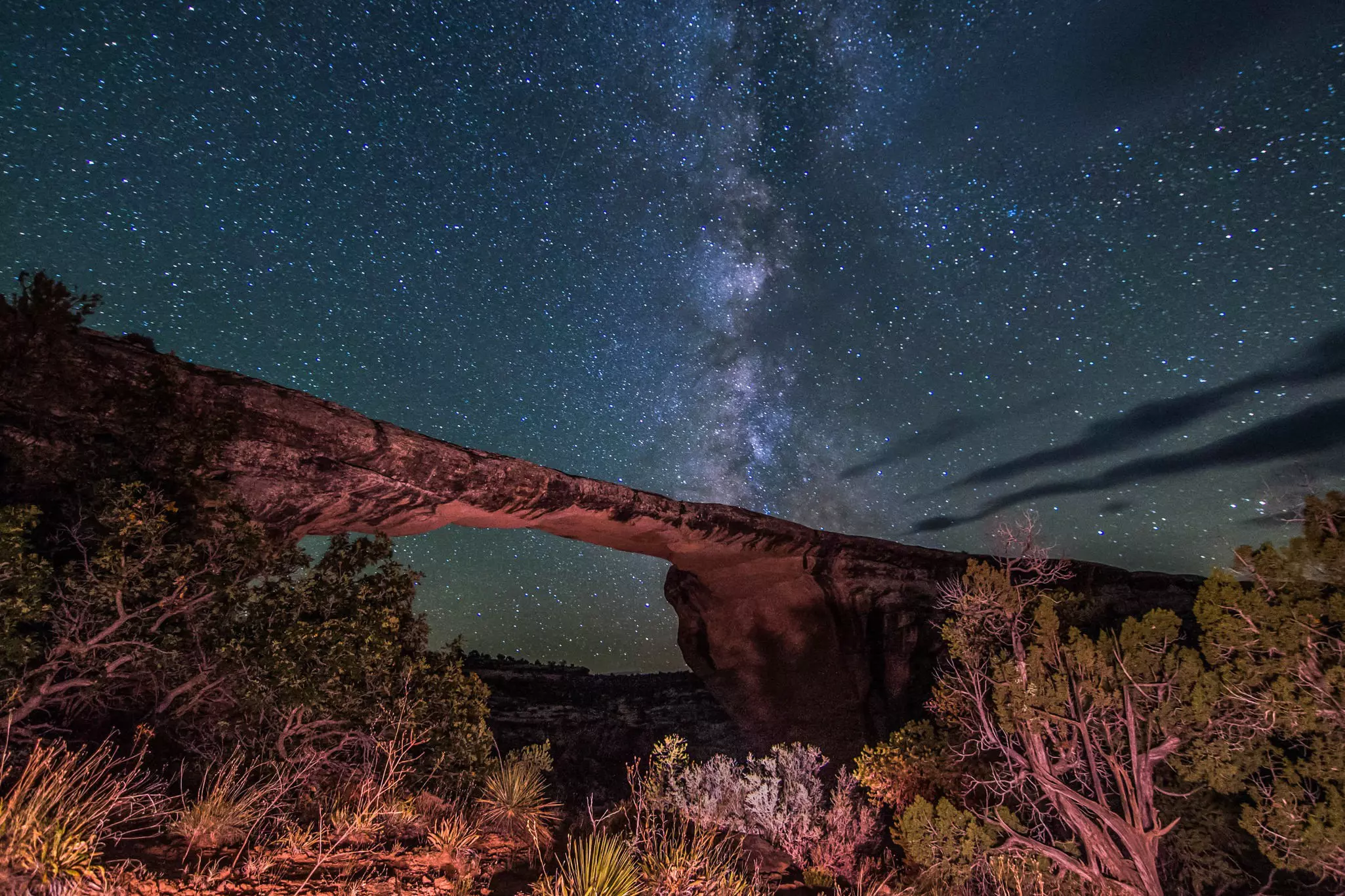 Milky Way and Owachomo Bridge