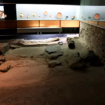 View of the exhibition at the Casa de la Fortuna in Cartagena, Spain.