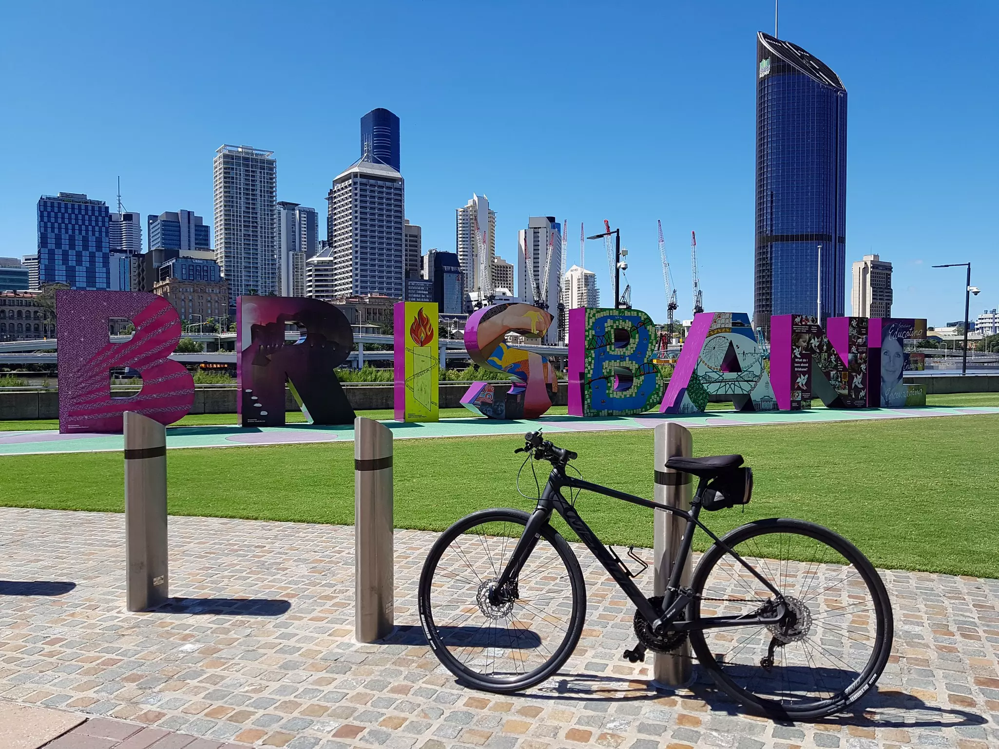 Brisbane sign, South Bank, Brisbane