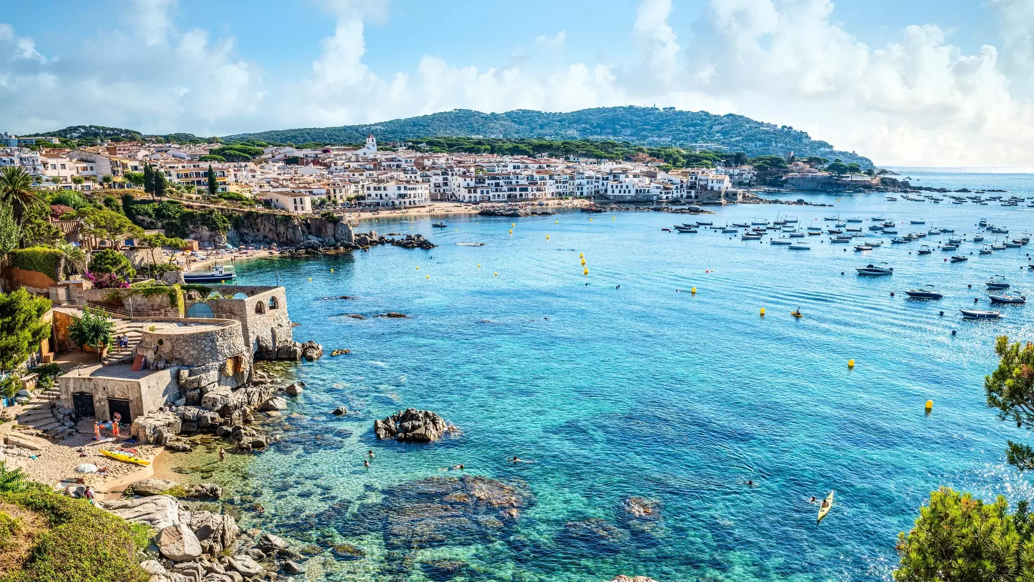 Calella de Palafrugell on the Costa Brava, Spain. Eloi_Omella/Getty Images