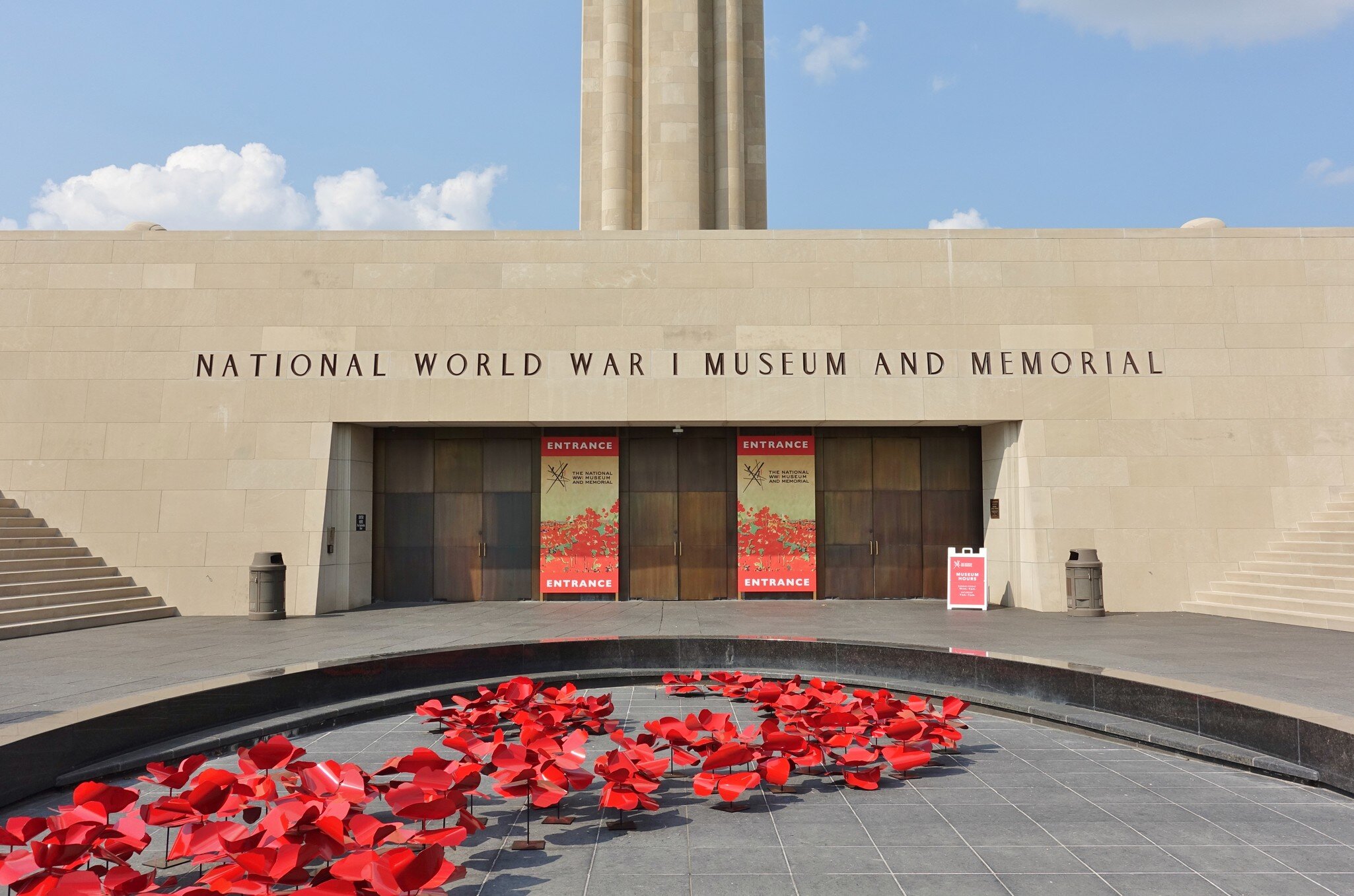 KANSAS CITY, MO -17 AUG 2018- View of the National World War I Museum and Memorial of the United States located in Kansas City, Missouri.; Shutterstock ID 1202840572;