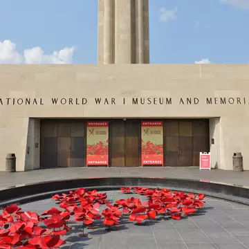 KANSAS CITY, MO -17 AUG 2018- View of the National World War I Museum and Memorial of the United States located in Kansas City, Missouri.; Shutterstock ID 1202840572;