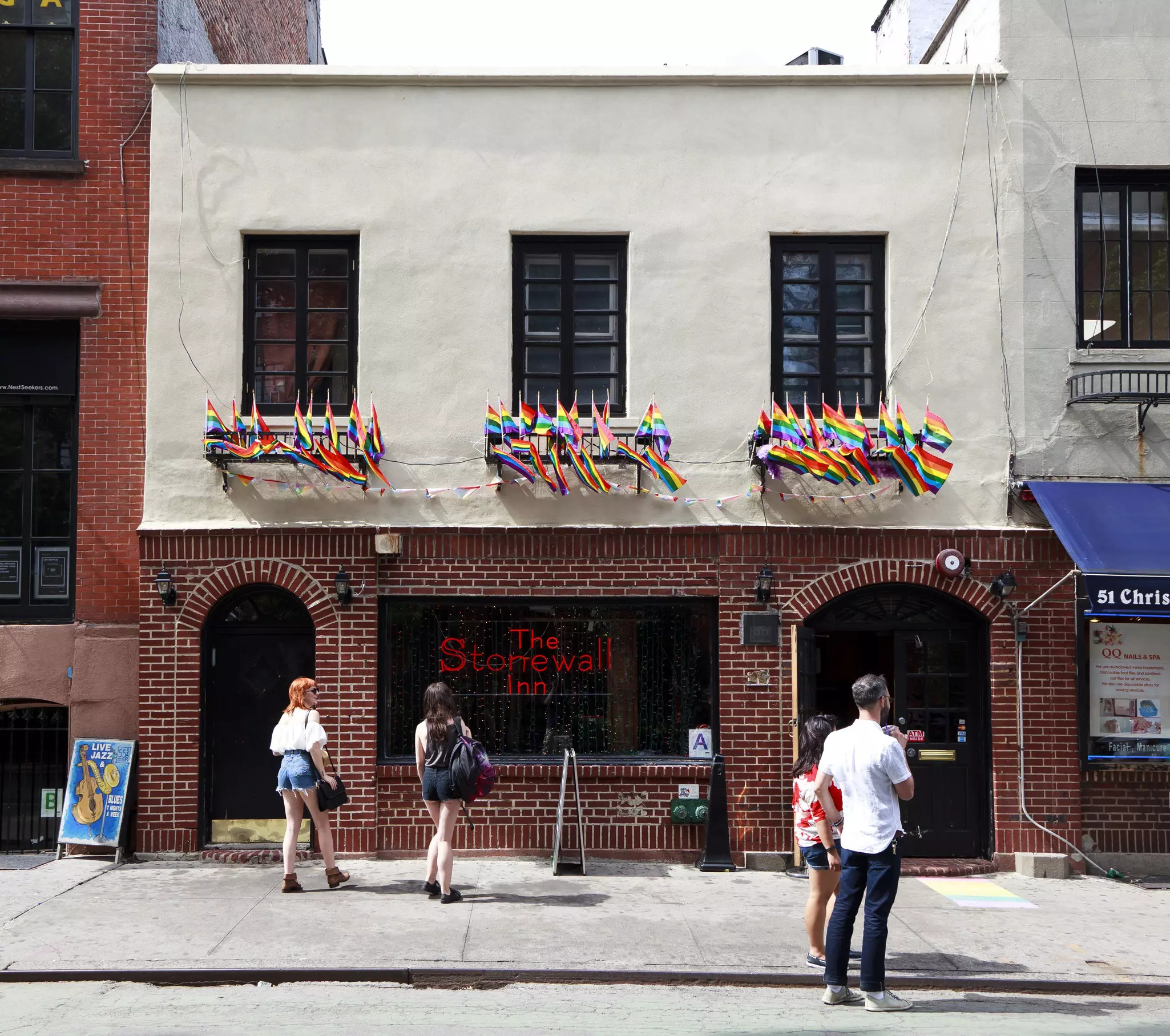 The Stonewall Inn, often shortened to Stonewall, is a gay bar and recreational tavern in the Greenwich Village neighborhood.