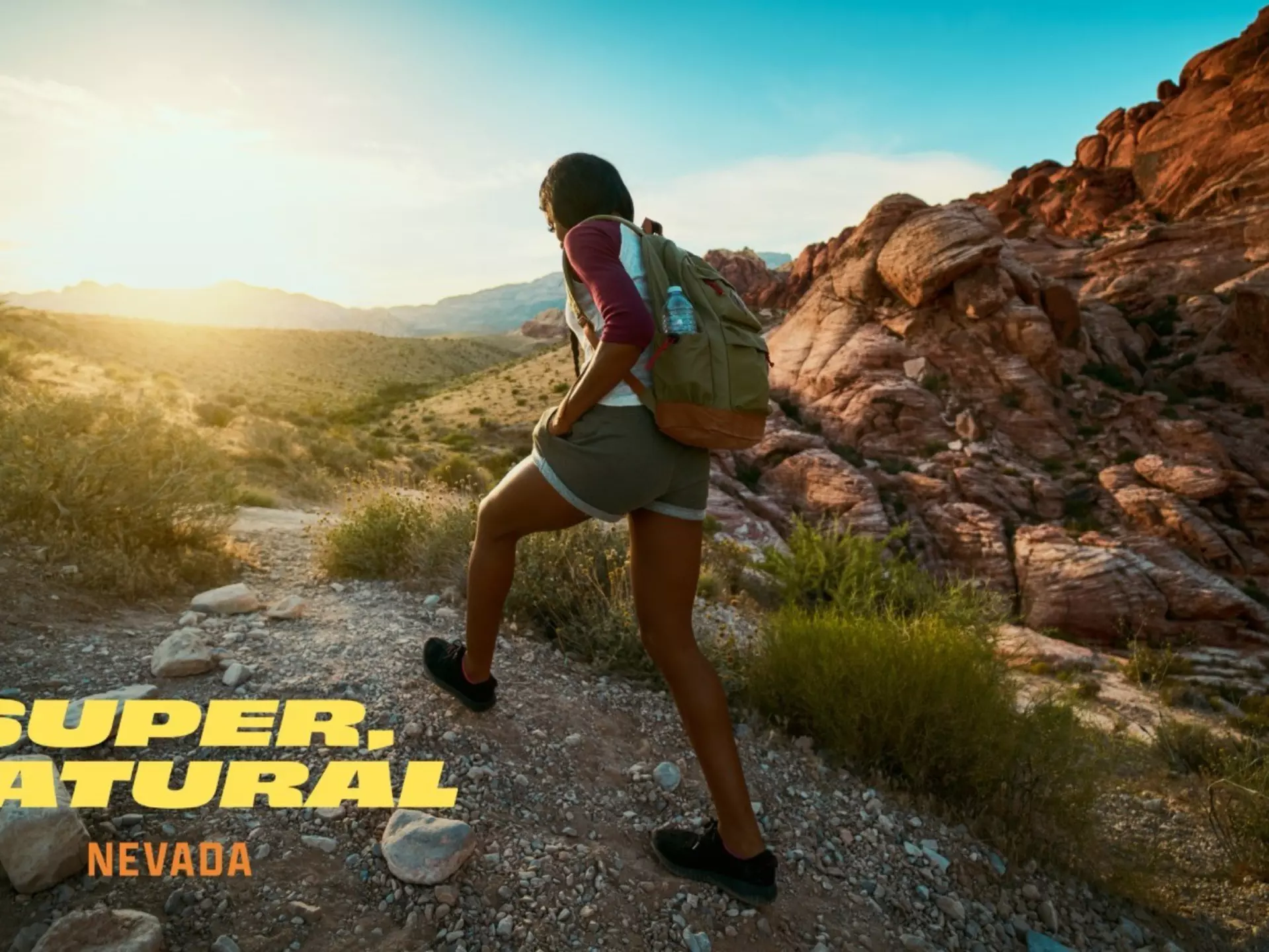 Whether you're looking for a challenging hike, an adrenaline-pumping bike ride, or a chance to conquer your fear of heights, you can find it in Nevada © Joshua Resnick / Shutterstock; Graphics by Dustin Johnson / Lonely Planet