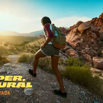 Whether you're looking for a challenging hike, an adrenaline-pumping bike ride, or a chance to conquer your fear of heights, you can find it in Nevada © Joshua Resnick / Shutterstock; Graphics by Dustin Johnson / Lonely Planet