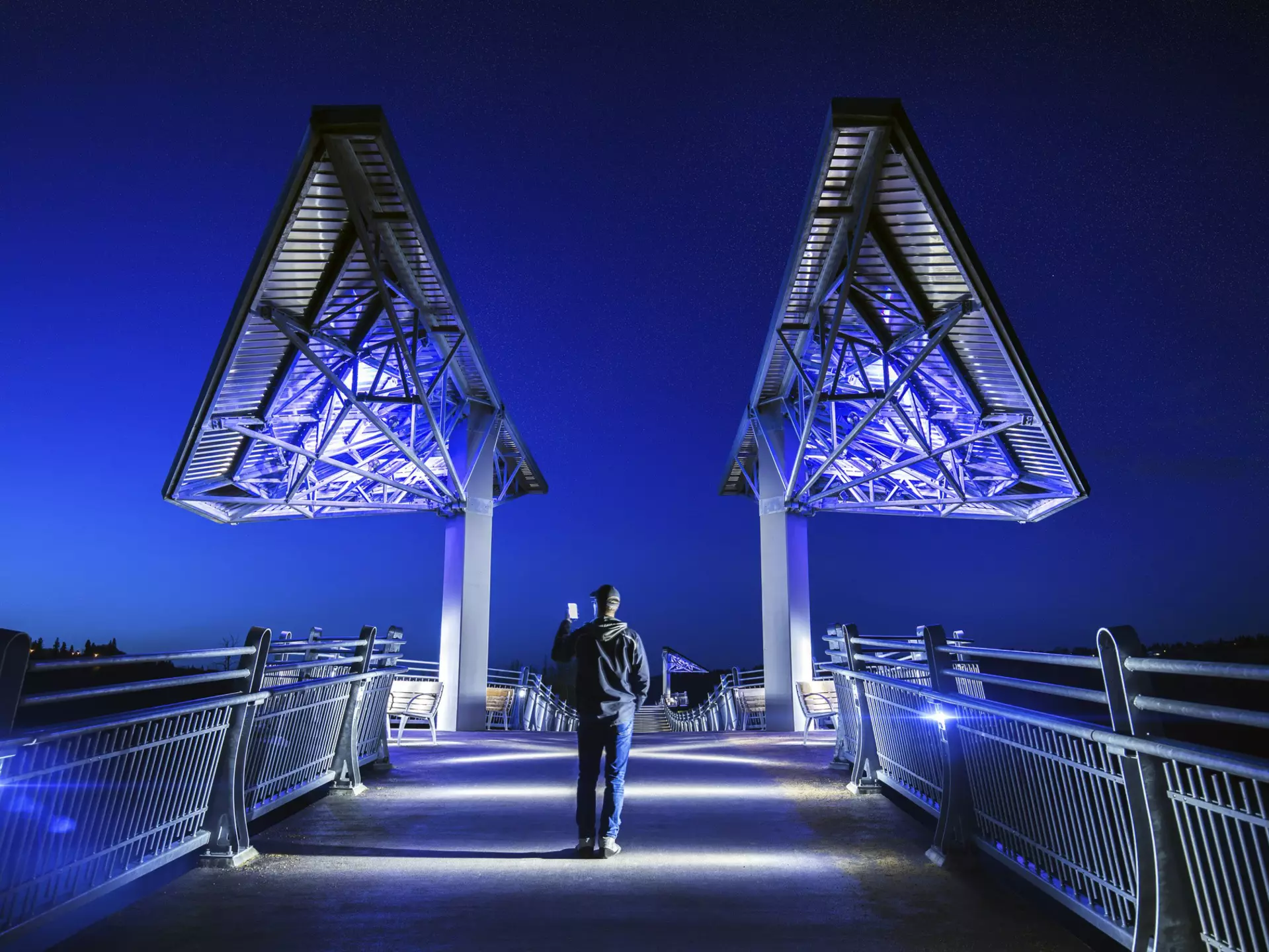 Edmonton is full of fascinating corners – like this sci-fi spot in Terwillegar Park © 770 Productions / Design Pics / Getty Images