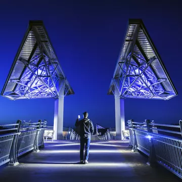 Edmonton is full of fascinating corners – like this sci-fi spot in Terwillegar Park © 770 Productions / Design Pics / Getty Images