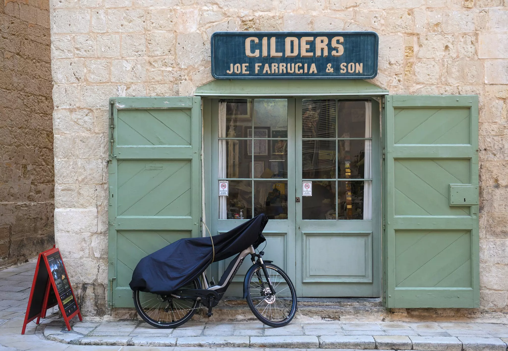 A timber supply shop in Valetta. Mattghew Mirabelli for Lonely Planet