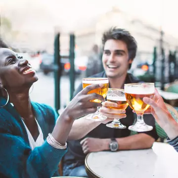 Group of friends drinking beer at a cafe.
531169566
Females, Dinner Party, Three People, Talking, Togetherness, Community, Pub, France, Cafe, French Culture, Group Of People, Happiness, Women, Foodie, Carefree, Young Men, 60527, Men, Hipster - Person, Breaking the Ice, Positive Emotion, Social Gathering, Outdoors, African Ethnicity, Alcohol, Paris - France, Female, After Work, Dusk, Capital Cities, Caucasian Ethnicity, Drinking, Young Adult, Laughing, Photography, Share, Friendship, Bar - Drink Establishment, Dining, Multi-Ethnic Group, Restaurant, Drink, Sharing, Enjoyment, Adult, Beer - Alcohol, Horizontal, LypseFRA16, Party - Social Event, Table, Celebratory Toast, Smiling, Discussion, Lifestyles, African-American Ethnicity, Food and Drink, People, 20-29 Years, City, Young Women, 60595, Celebration, PitchFRA16, Bonding, Fun, Hipster, Adults Only, Cheering