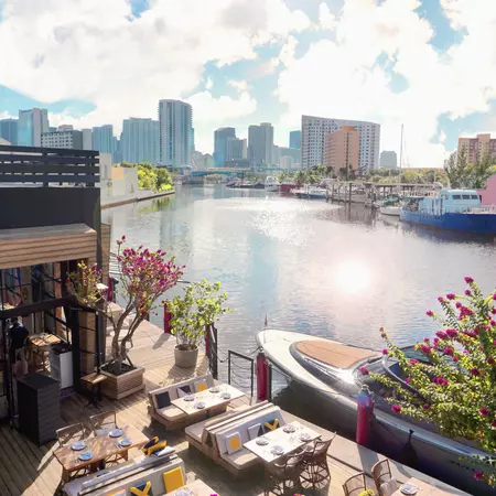 Food at Seaspice restaurant in Miami 