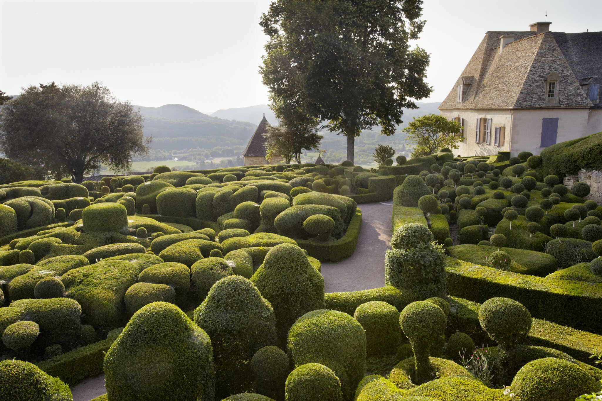 The Jardins de Marqueyssac feature some 150,000 hand-pruned boxwoods
