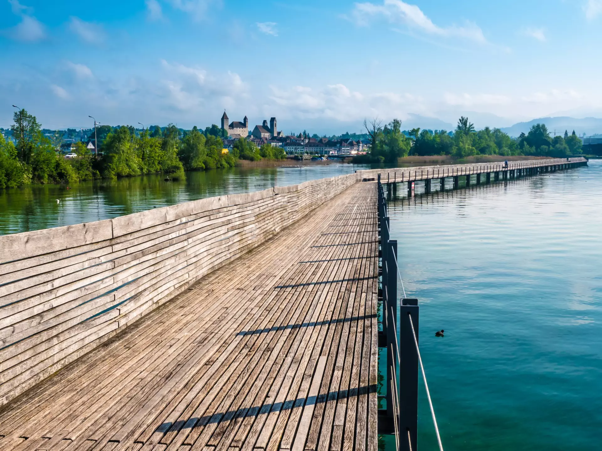 Read on for sublime day trips on the doorstep of Zürich (like Rapperswil above), all accessible by public transport. Shutterstock