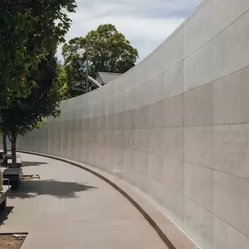 The Canterbury Earthquake National Memorial in Christchurch, New Zealand.