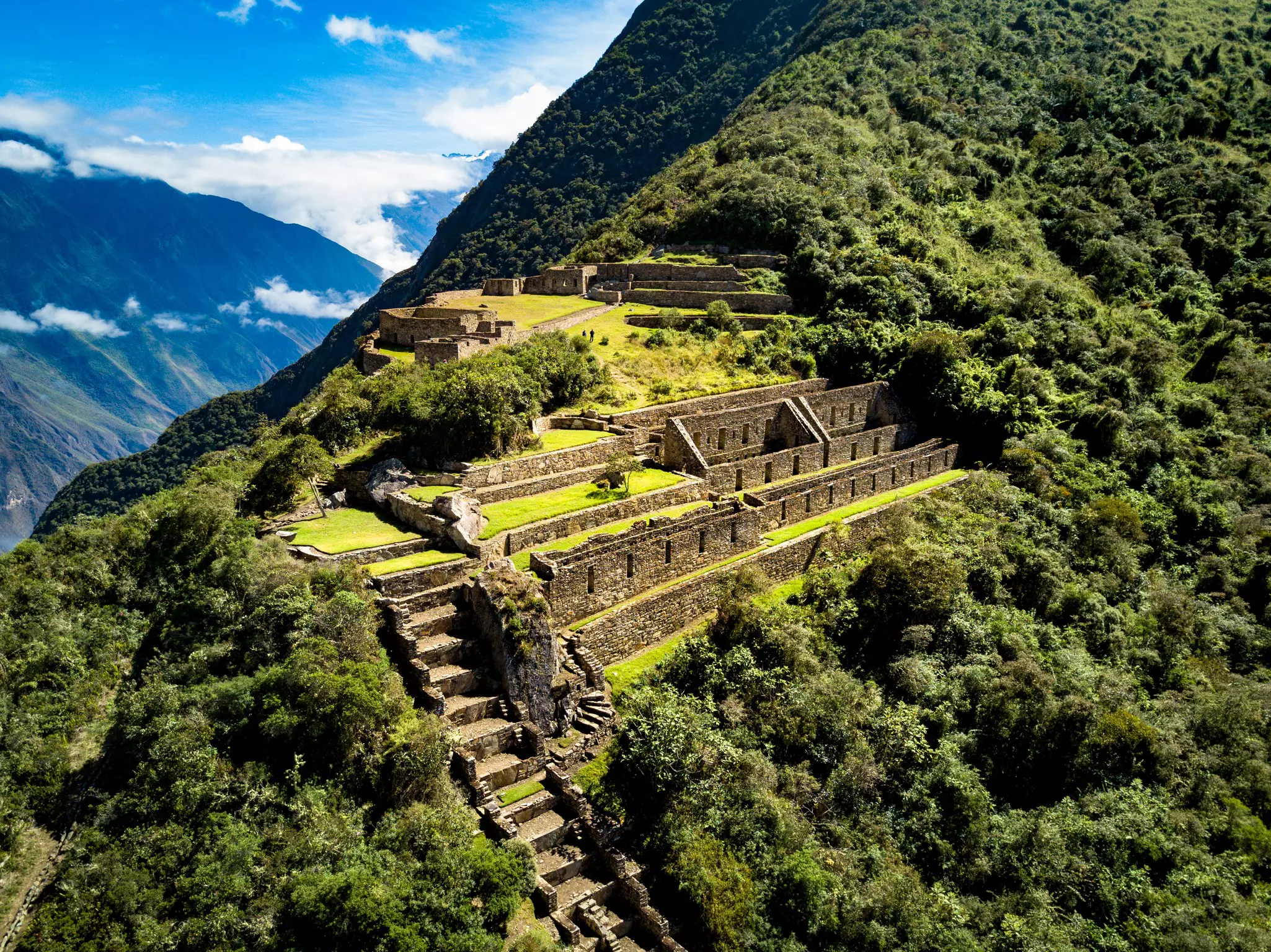 This ancient Inca city is known as 'Choquequirao' the younger sister of Machupicchu. According to various investigations, Choquequirao would also be a fortress and a ceremonial center.