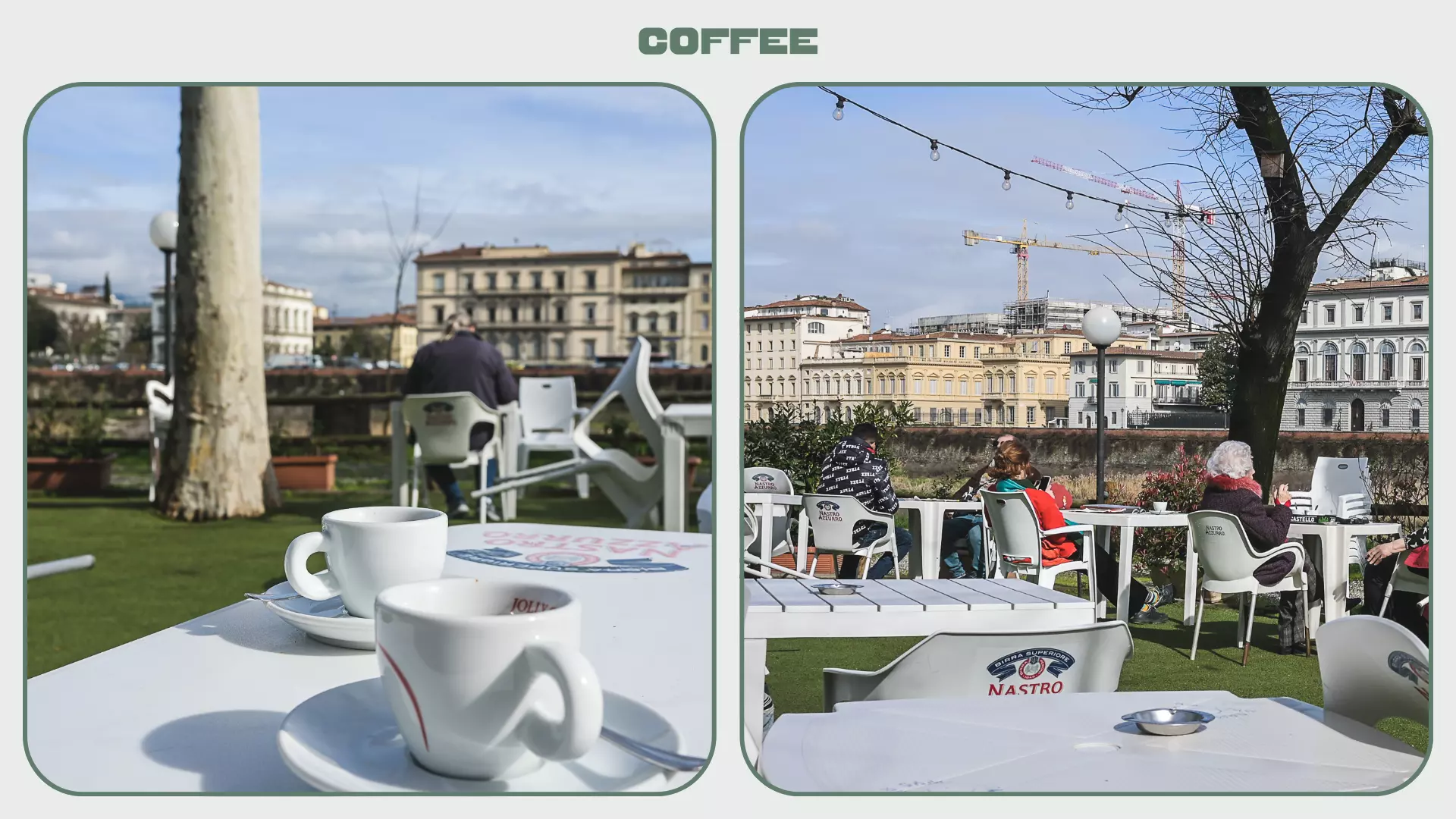 Circolo Rondinella is a great place to while away a few hours over a coffee and views of Florence © Angelo Zinna