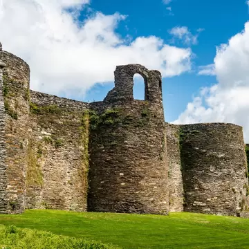 View of the Roman Walls in Lugo, Spain.