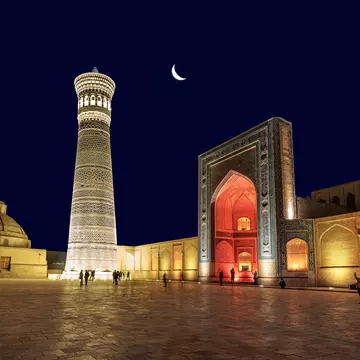 Get to know Uzbekistan with this guide to the top places to visit, like the historic center of Bukhara. Shutterstock