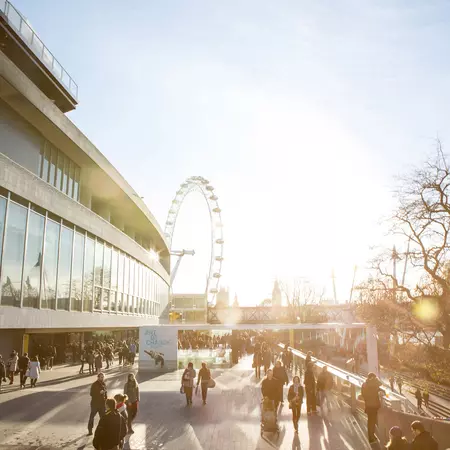 Royal Festival Hall and London Eye, Southbank.
Lonely Planet Traveller Magazine, Issue 51, 21 fun things to do in London