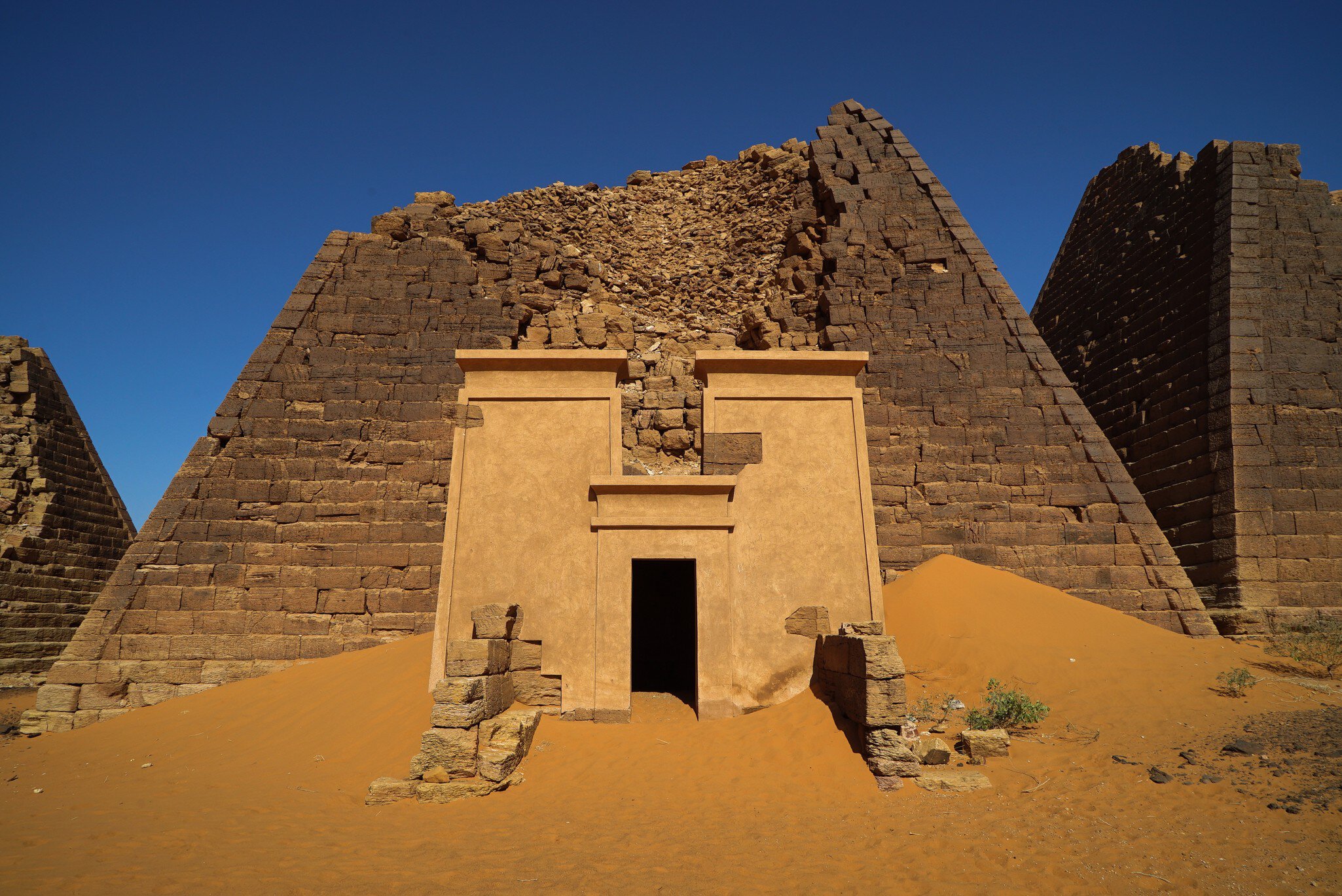 Meroe pyramids.