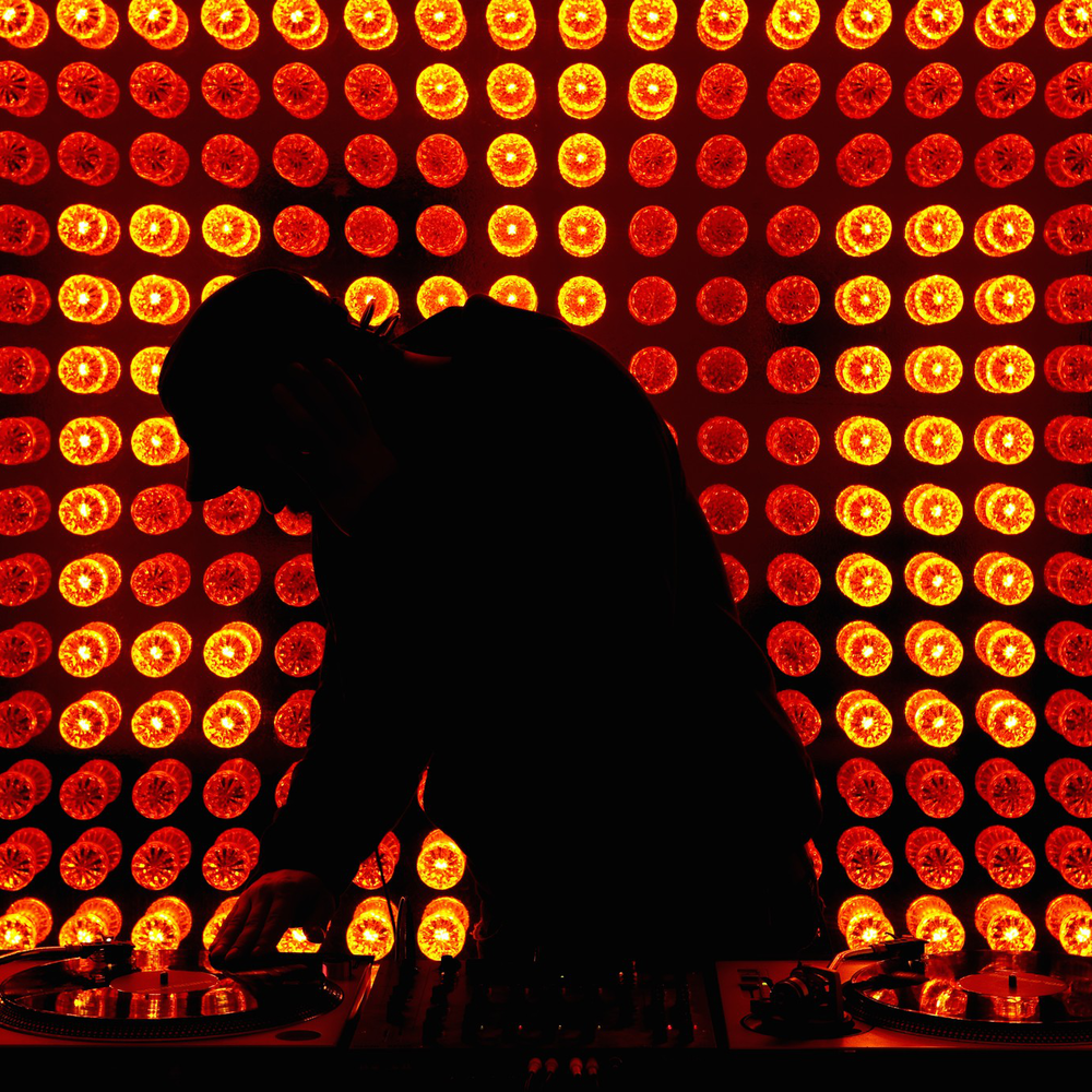 Dj in a nightclub, Berlin