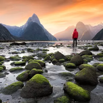 Milford Sound/Piopiotahi fiord in the south west of New Zealand's South Island