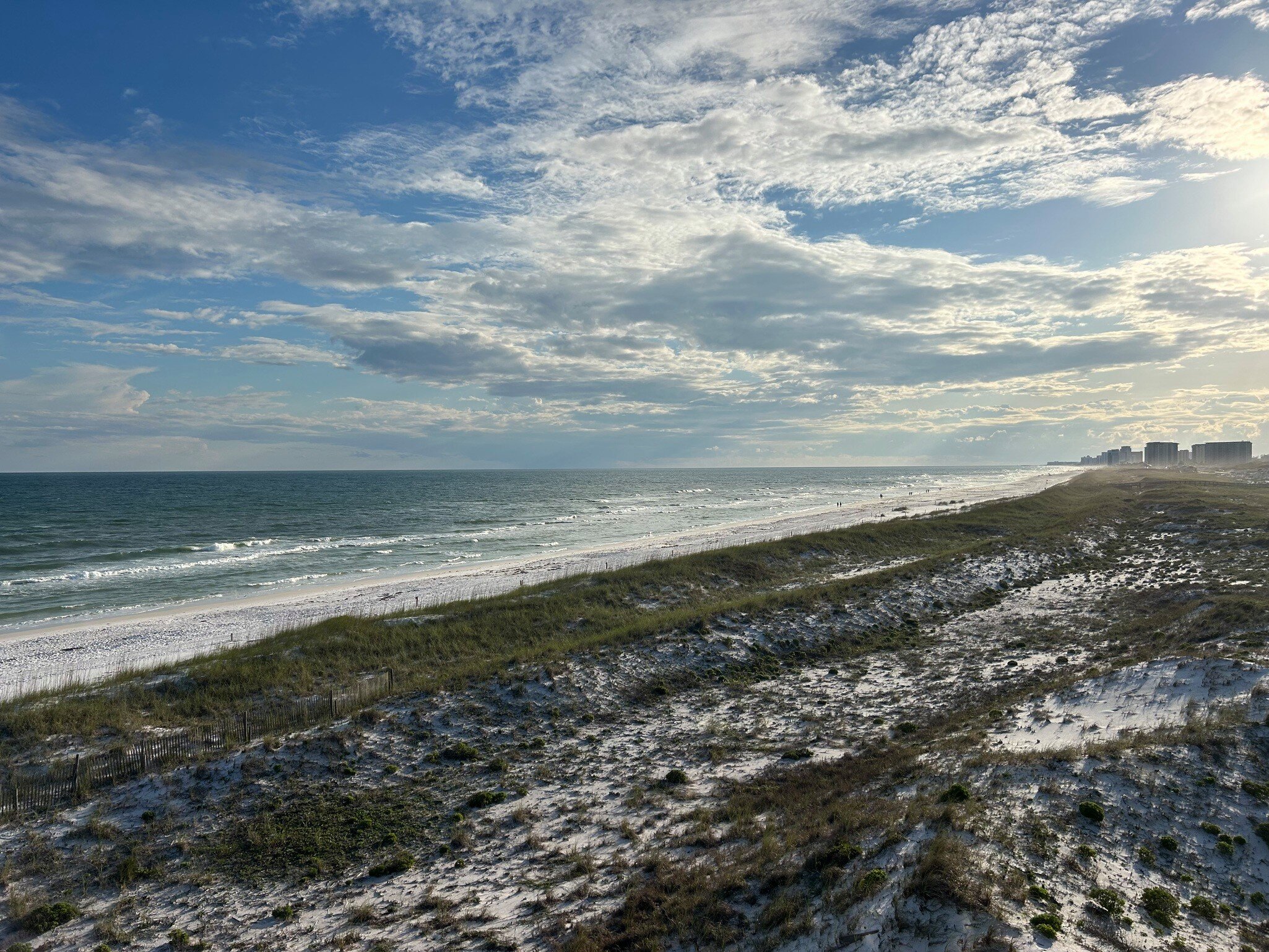 Beach view at Henderson Beach State Park