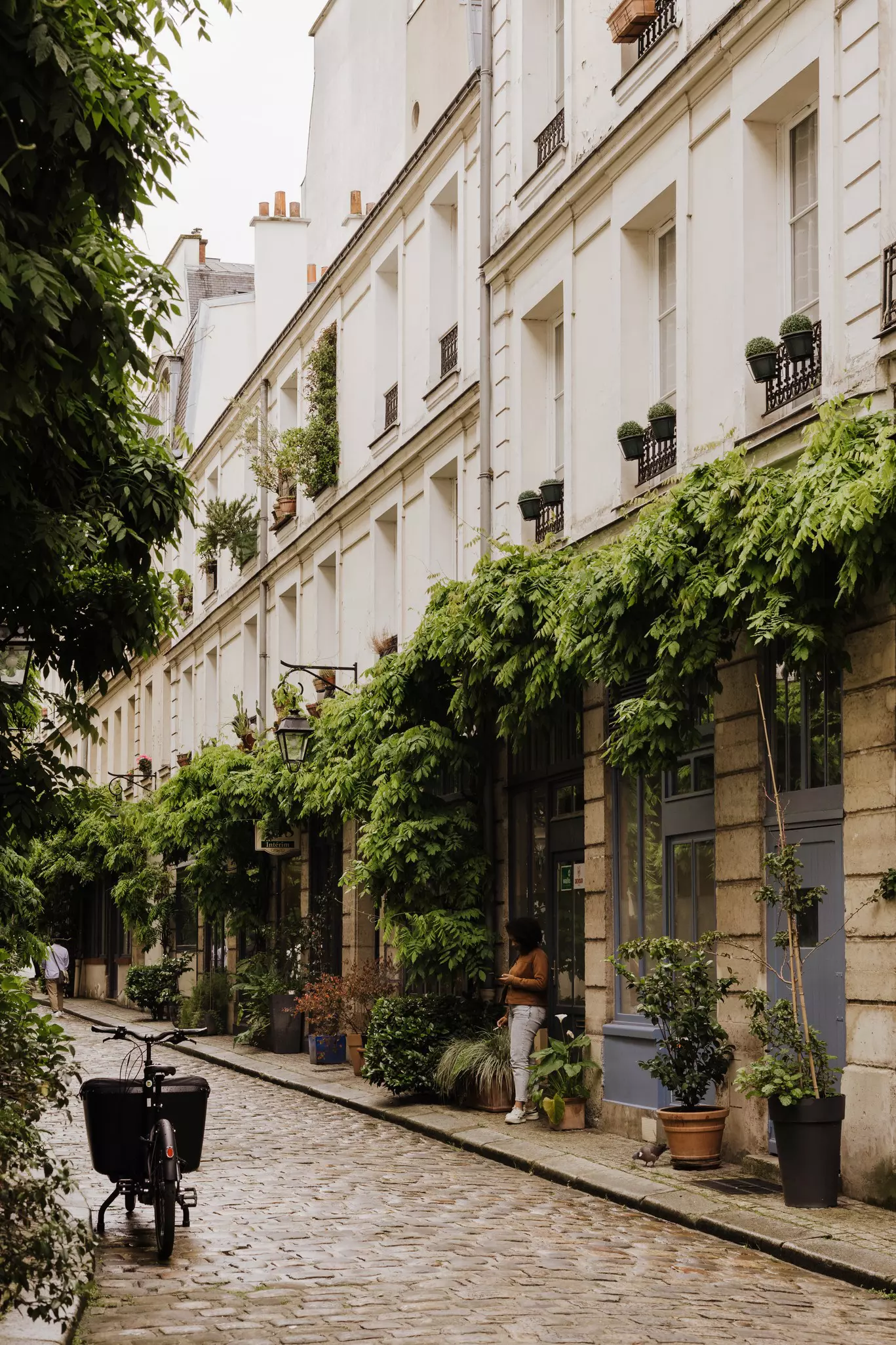A street in the 12 arrondissement of Paris, France.