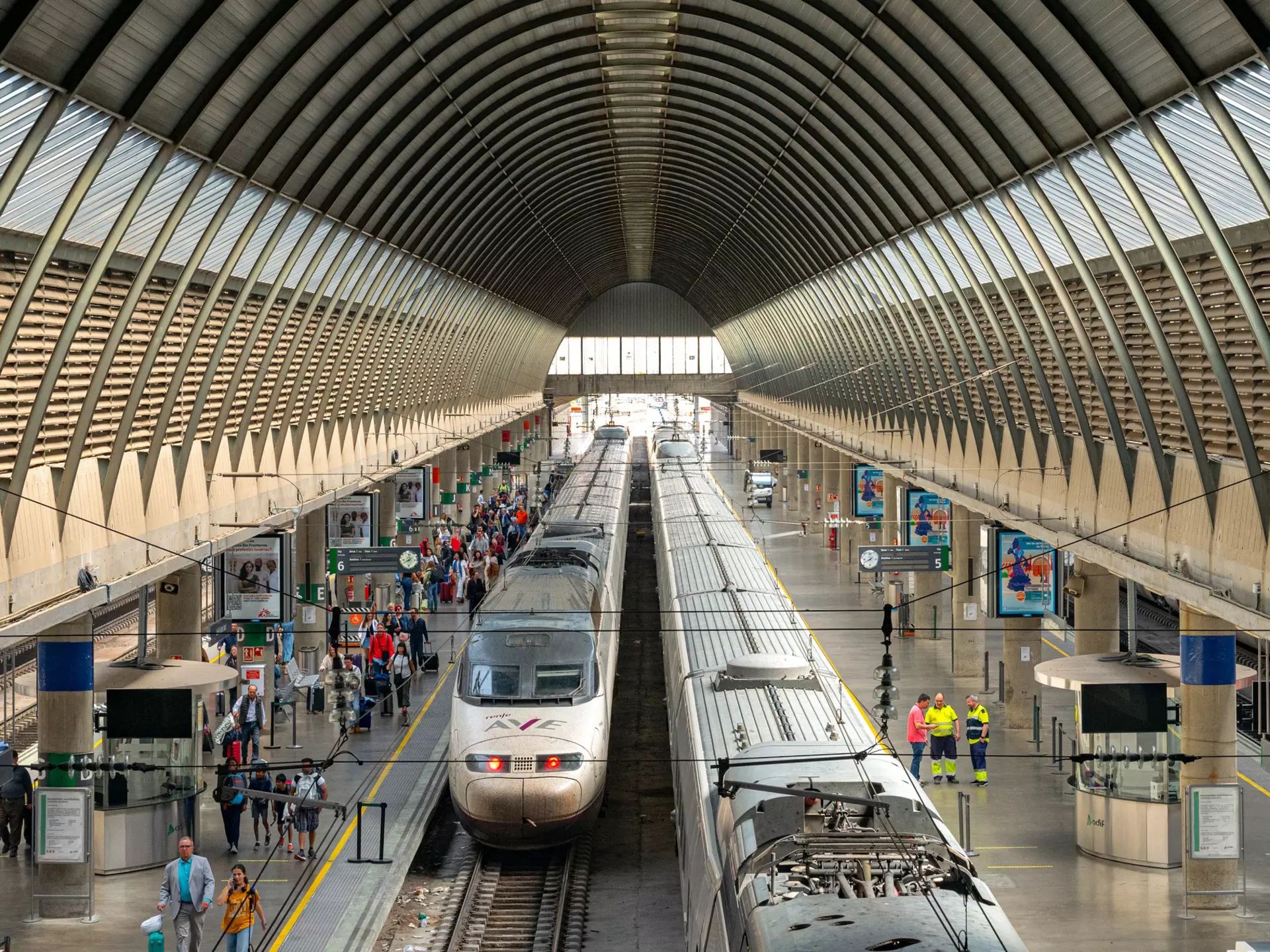 A journey aboard a Renfe train from the Atocha Station in Madrid is your first step on a flight-free Spanish adventure.