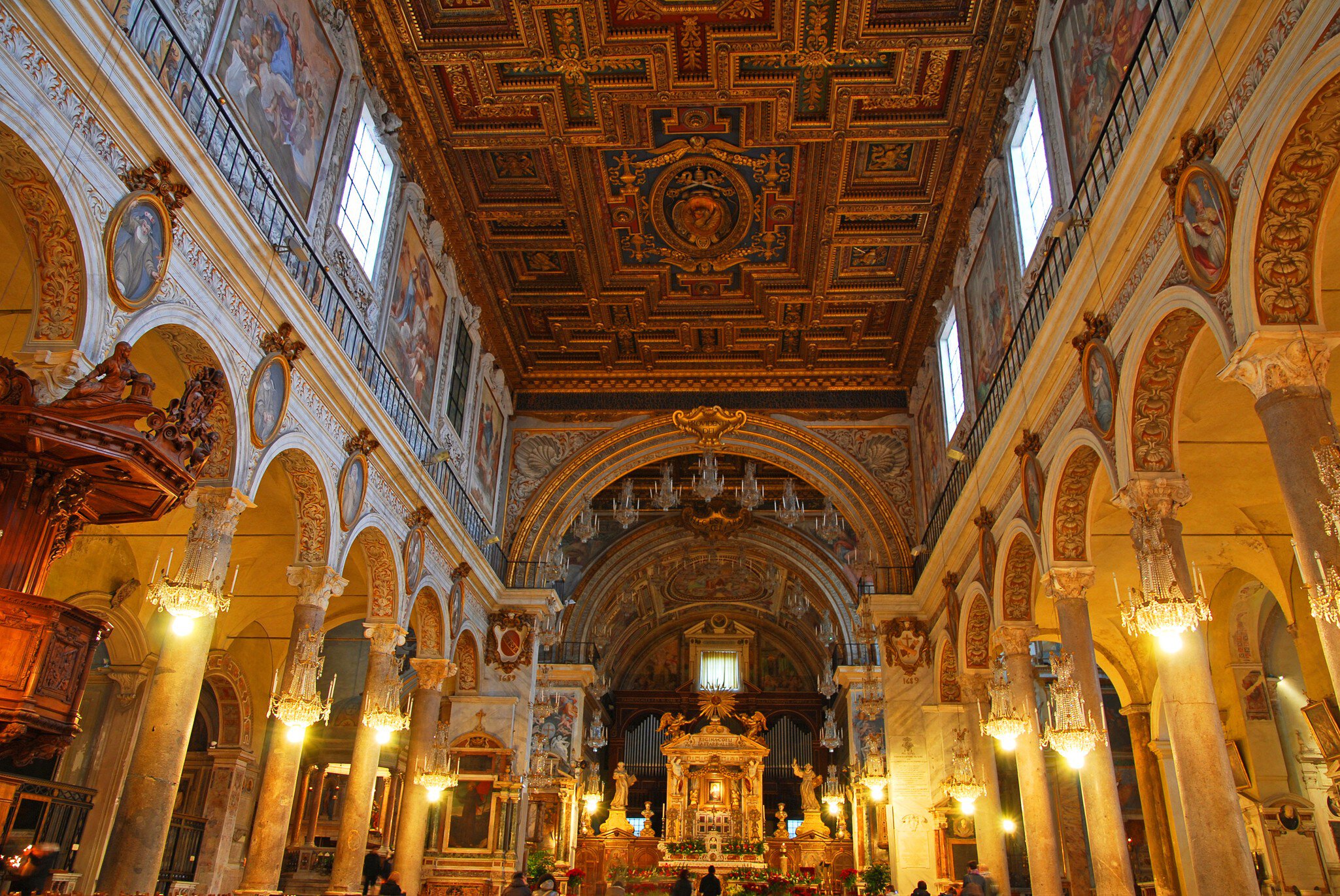 Rome  Santa Maria in Aracoeli  Basilica interior at the Vittoriano; Shutterstock ID 98175971; Your name (First / Last): Josh Vogel; Project no. or GL code: 56530; Network activity no. or Cost Centre: Online-Design; Product or Project: 65050/7529/J...