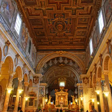 Rome  Santa Maria in Aracoeli  Basilica interior at the Vittoriano; Shutterstock ID 98175971; Your name (First / Last): Josh Vogel; Project no. or GL code: 56530; Network activity no. or Cost Centre: Online-Design; Product or Project: 65050/7529/J...