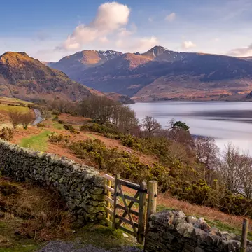 Winding roads and hiking trails through Cumbria. Steven Fleck/Shutterstock