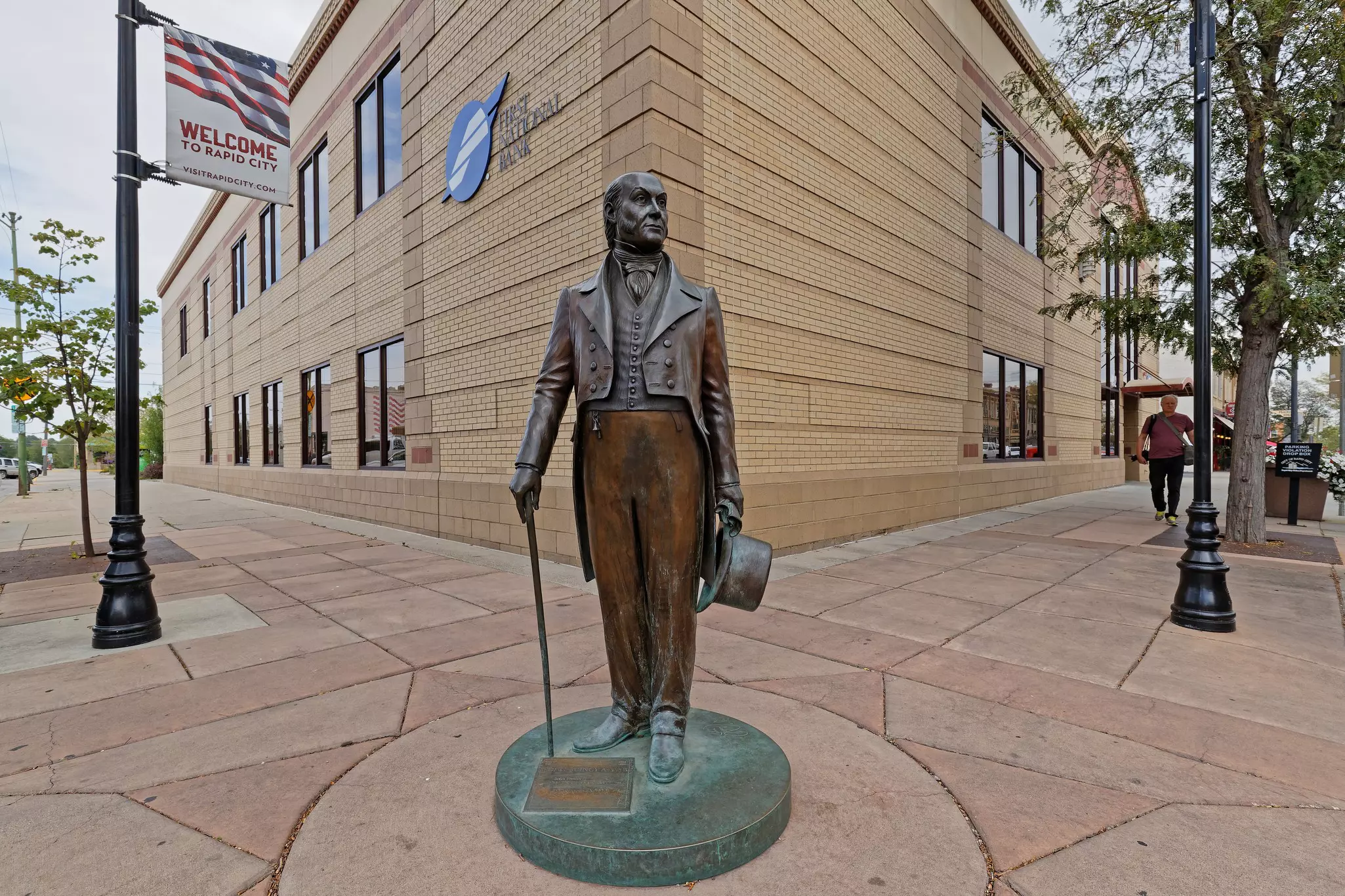 John Quincy Adams statue in Rapid City, South Dakota.