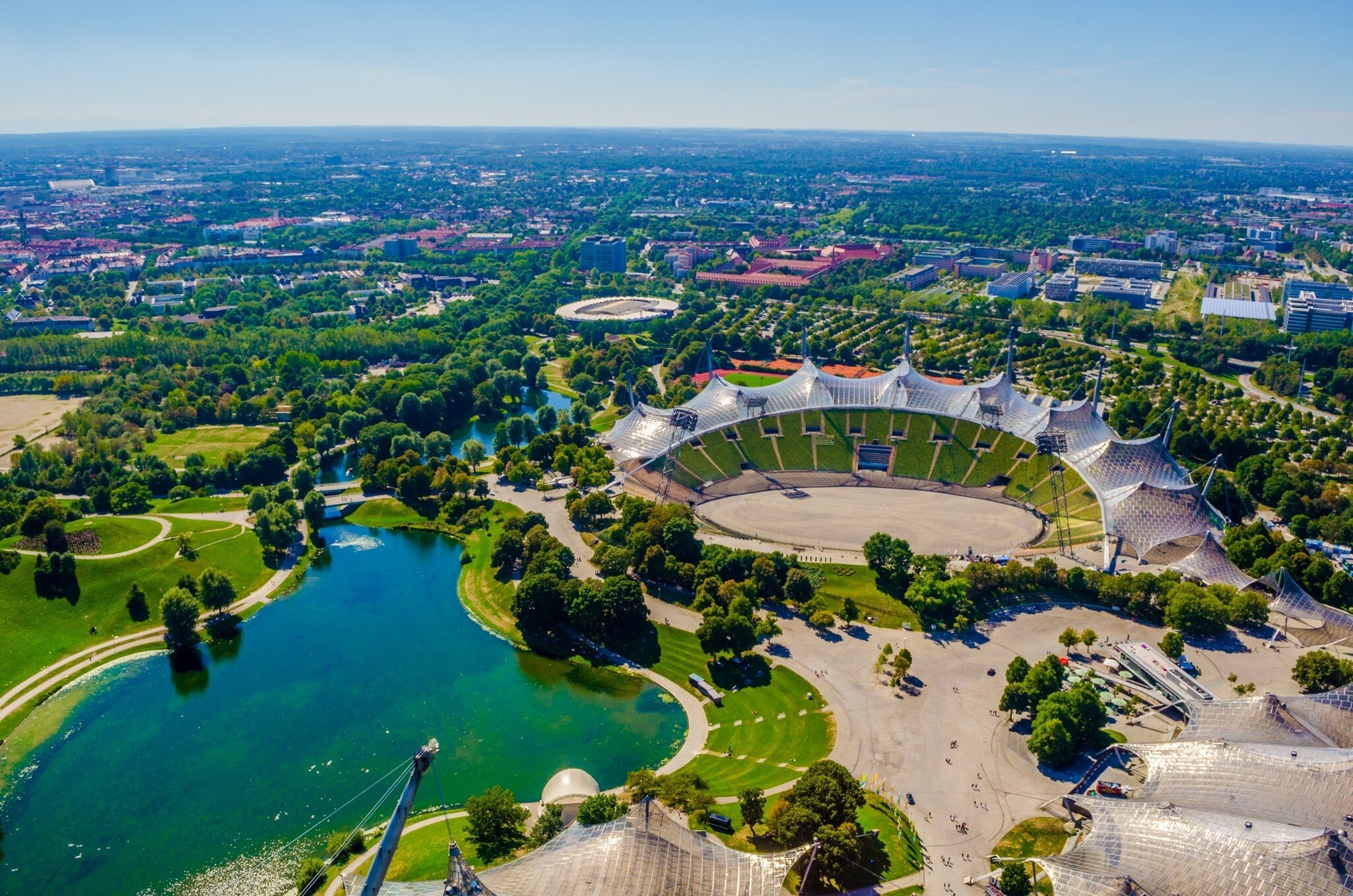 Olympiapark in Munich, Germany hosted the 1972 Games.