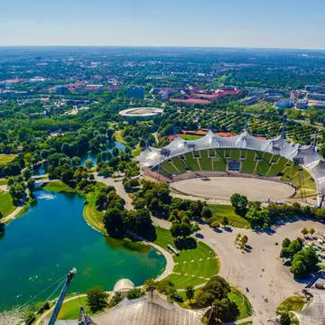 Olympiapark in Munich, Germany hosted the 1972 Games.
