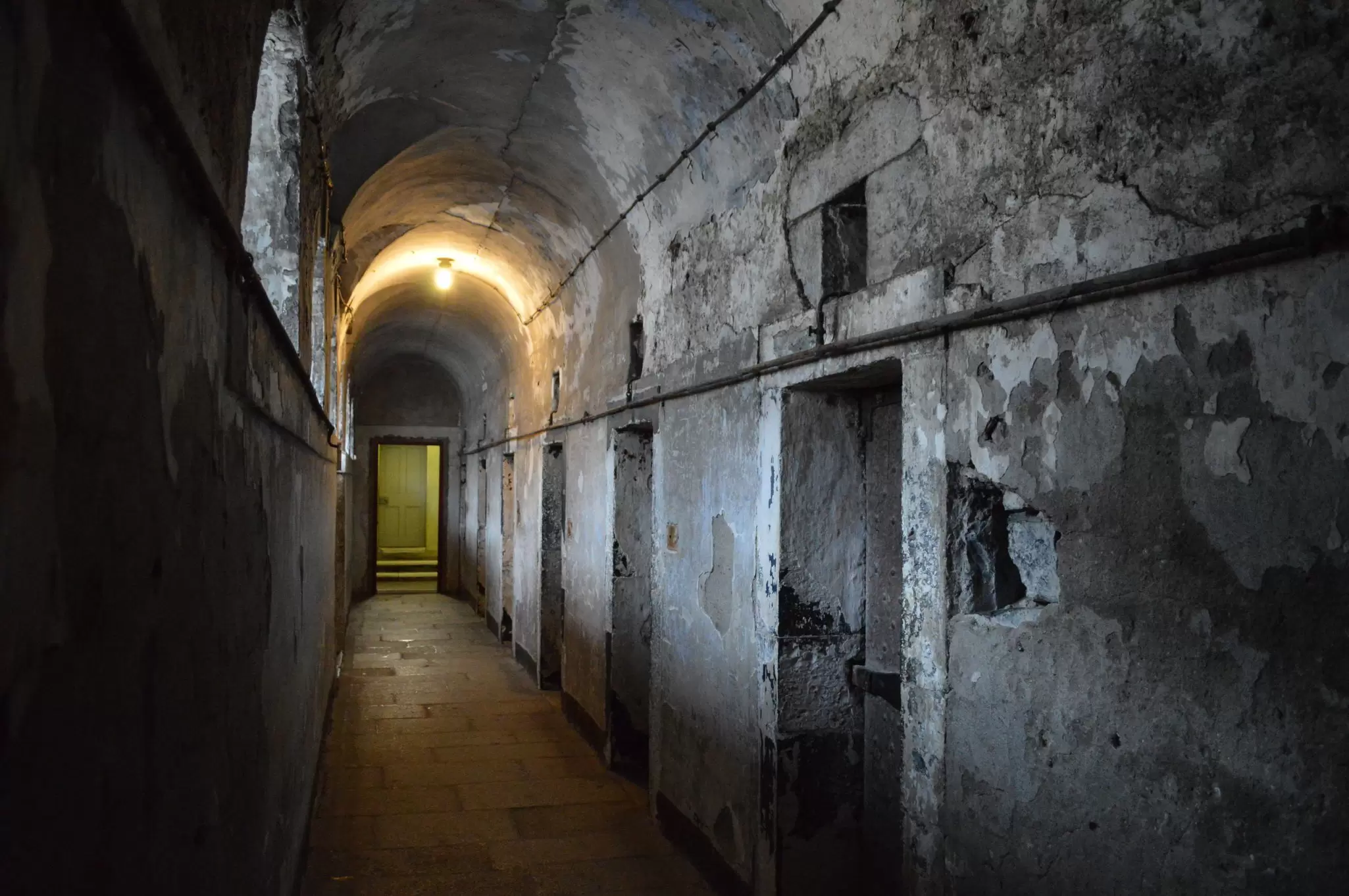 Prison cells at Kilmainham Goal in Dublin