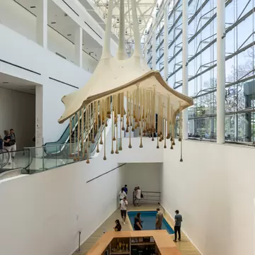 Museo Latinoamericano de Arte de Buenos Aires (MALBA) was created by Argentine businessman Eduardo Costantini, and is located in the Palermo section of Buenos Aires.