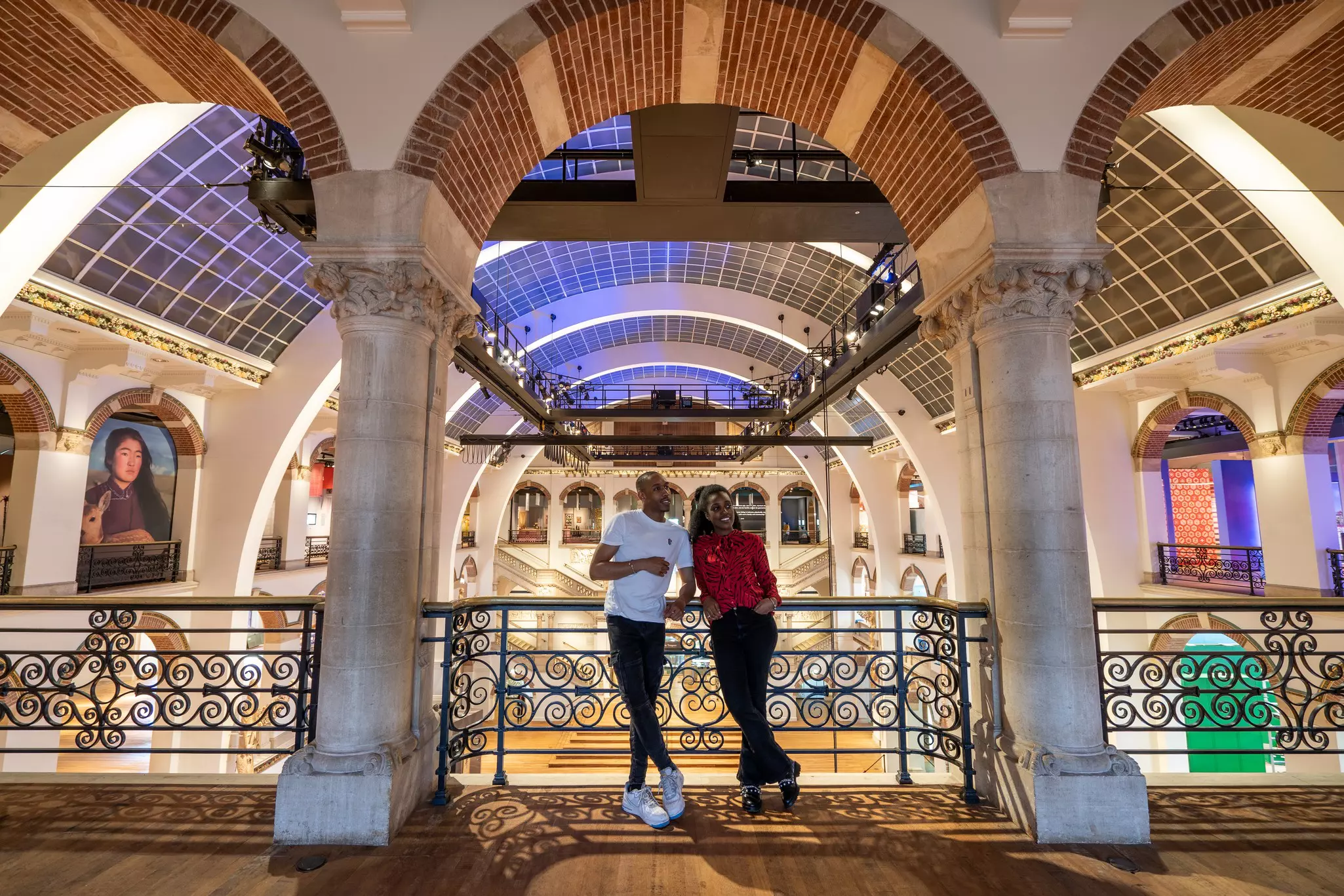 A couple visits Tropenmuseum. Making the city more livable for locals and enjoyable for travelers is at the heart of Amsterdam’s tourism goals © Jan de Ridder / Courtesy of amsterdam&partners