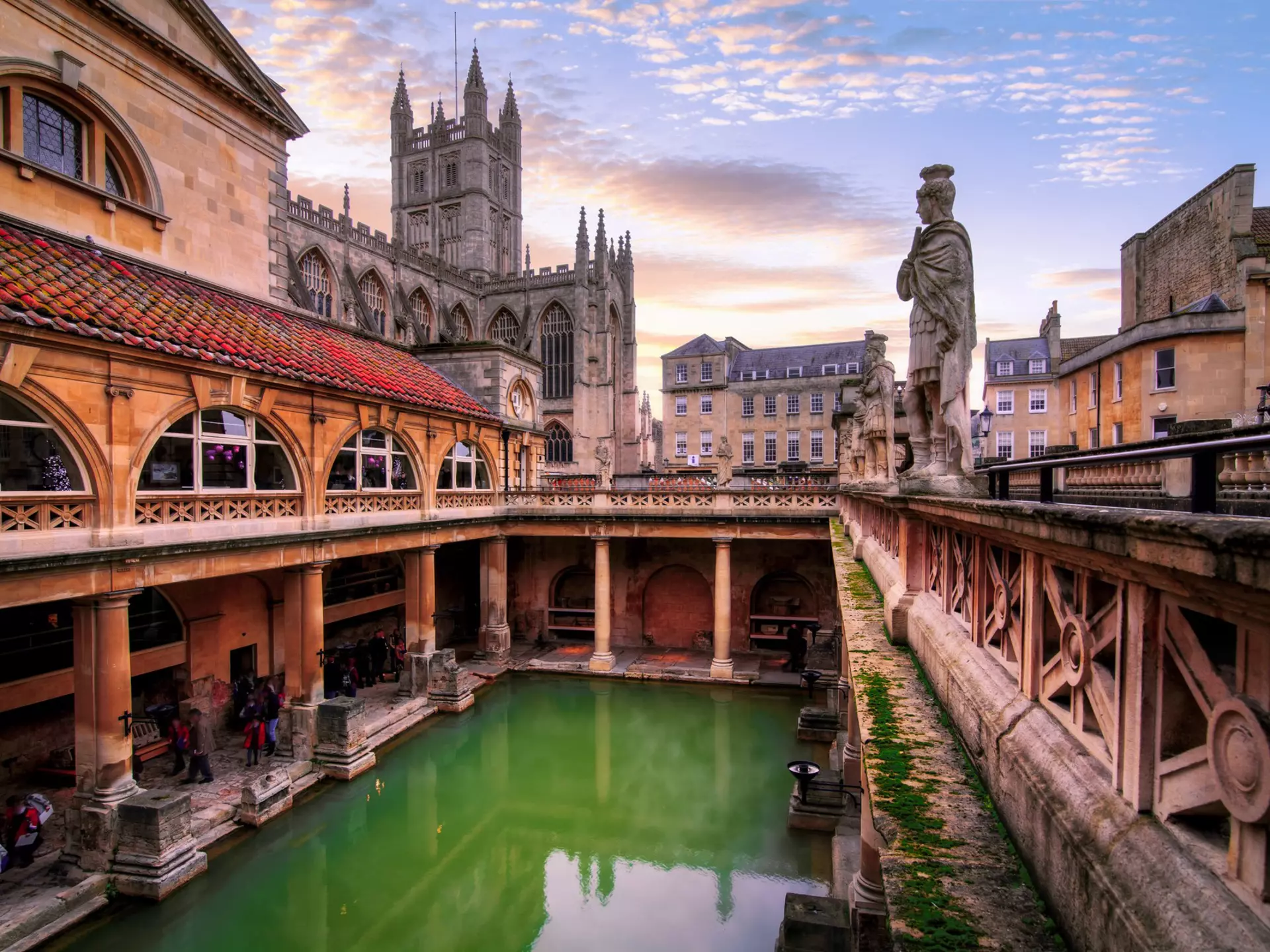 The Roman Baths, Bath, Somerset, England
Built Structure History Architecture Travel Destinations Horizontal Outdoors High Angle View Tourist Architectural Column UK England Statue Green Color Famous Place British Culture Sky Standing Water Cloud - Sky Day Reflection Bath - England Somerset - England Color Image Incidental People Building Exterior Photography Tourism Distant Travel Male Likeness Human Representation Roman Bath