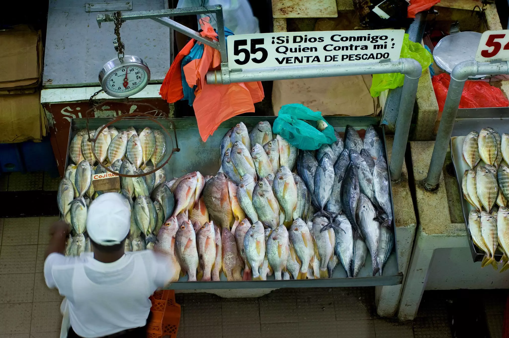 Treat yourself to ceviche and a beer for around $5 at the Mercado de Mariscos © John Coletti / Getty Images