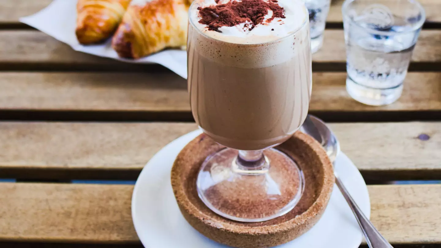 Bicerin is a traditional hot drink native to Turin. It's made of espresso, drinking chocolate and whole milk