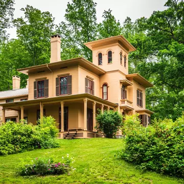 The Evergreens at the Emily Dickinson Museum in Amherst, Massachusetts. Sandra Foyt/Shutterstock