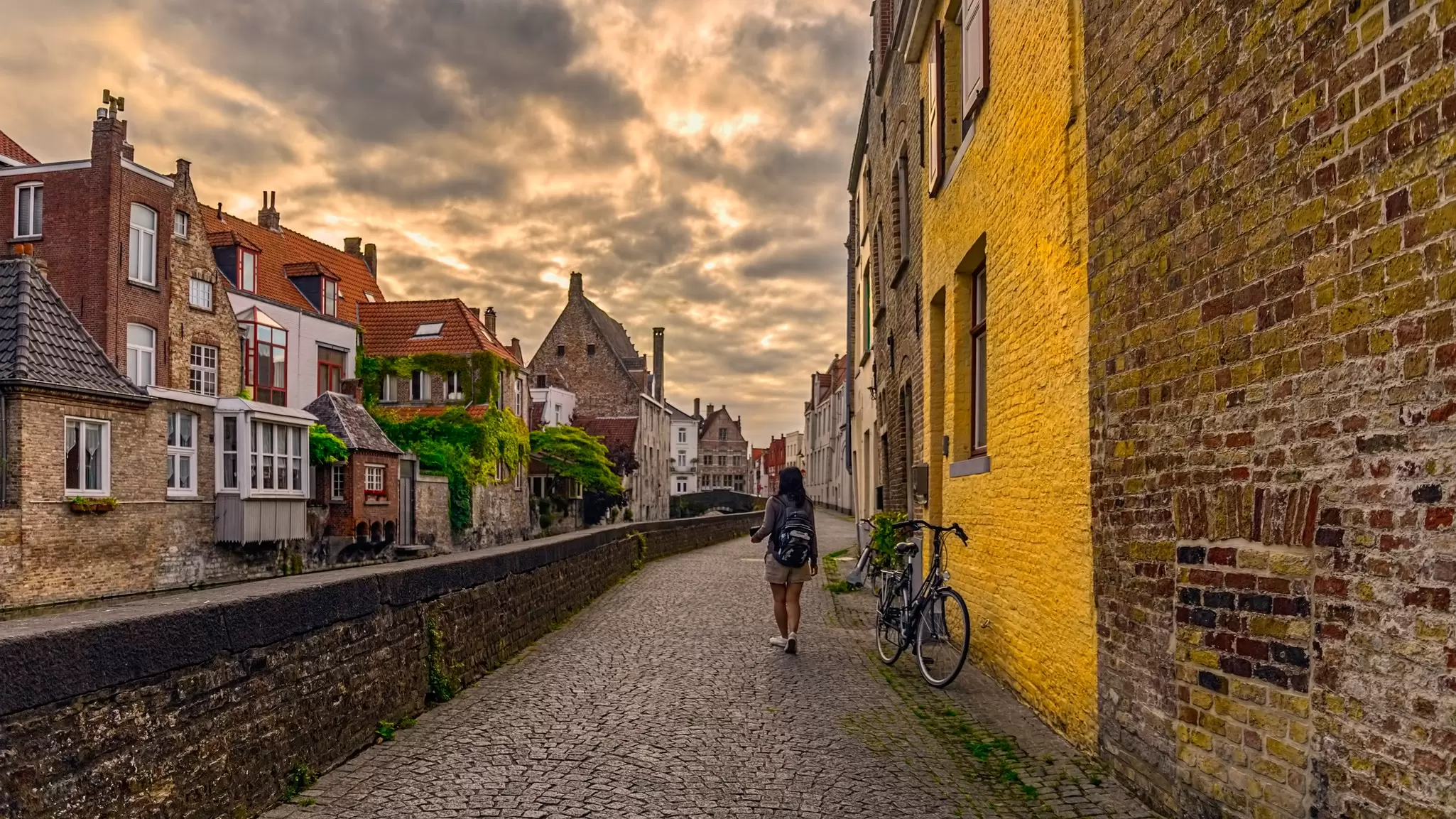 A medieval town within easy reach of Brussels, Belgium