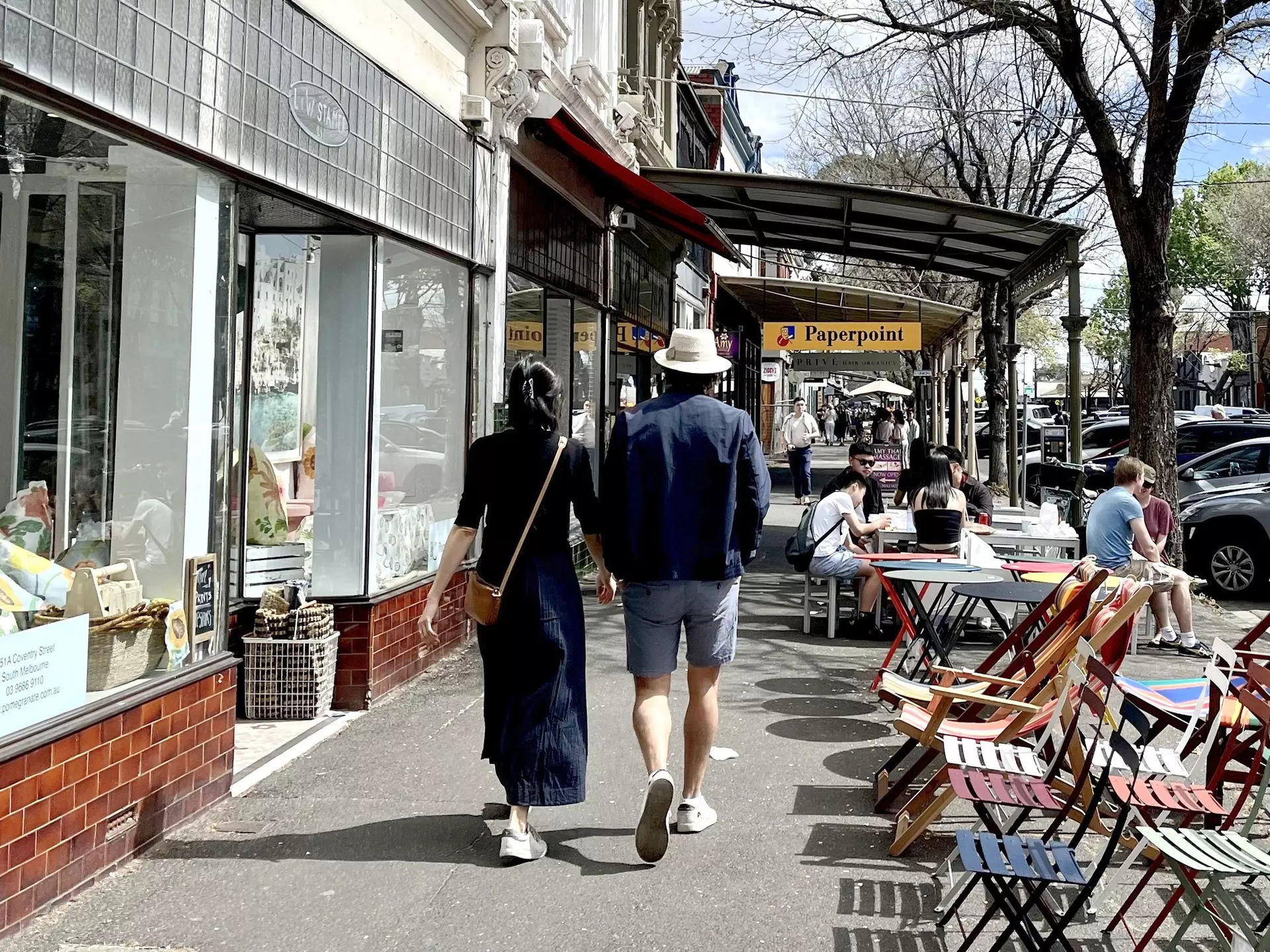 Melbourne's buzzy Coventry Street is filled with bookstores, cafes and restaurants © Cristian Bonetto