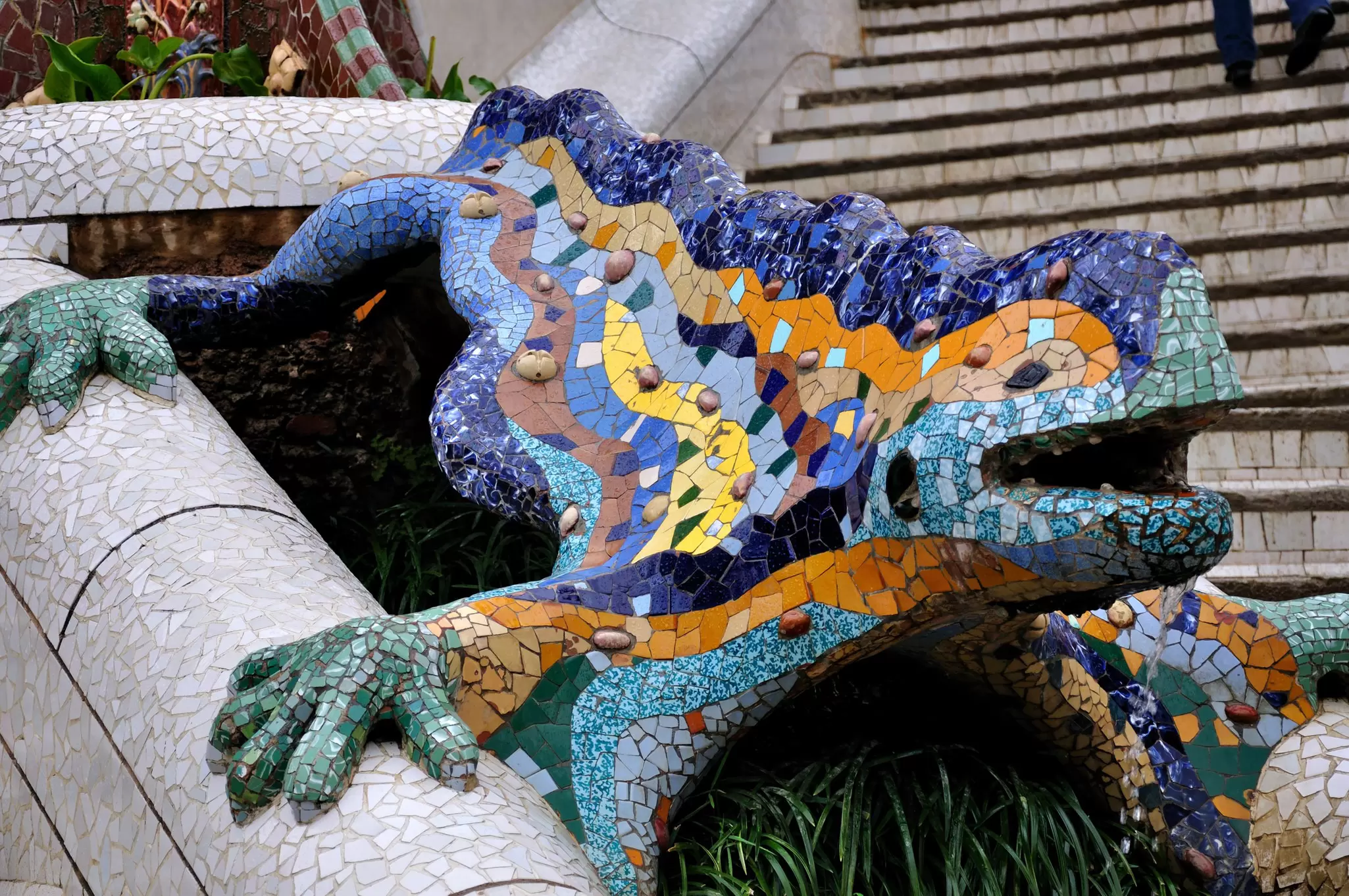 Gaudí’s 2.4-meter-long dragon, or salamander